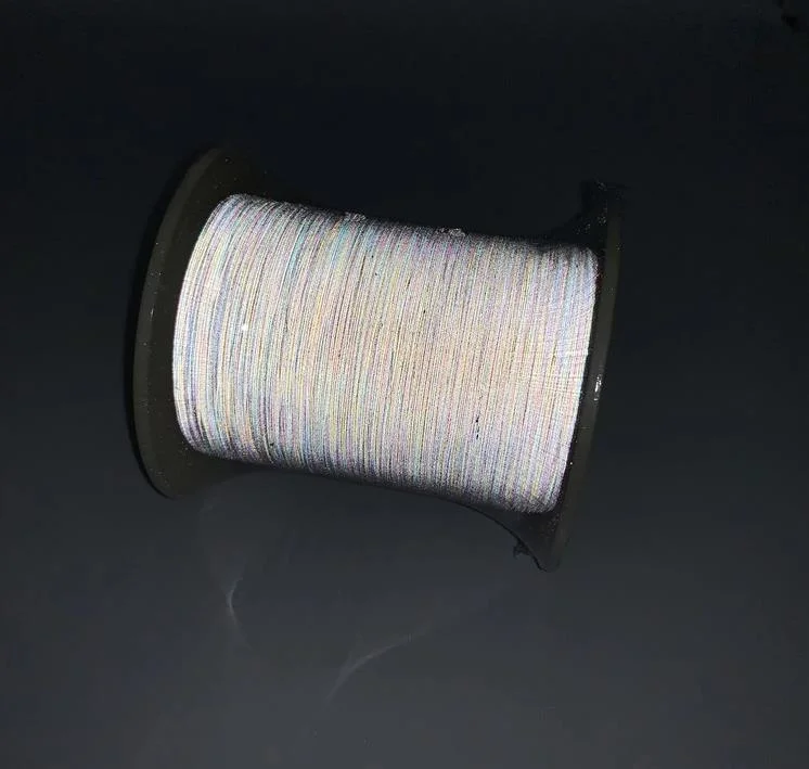 0.37mm Width Reflective Yarn for Weaving Products