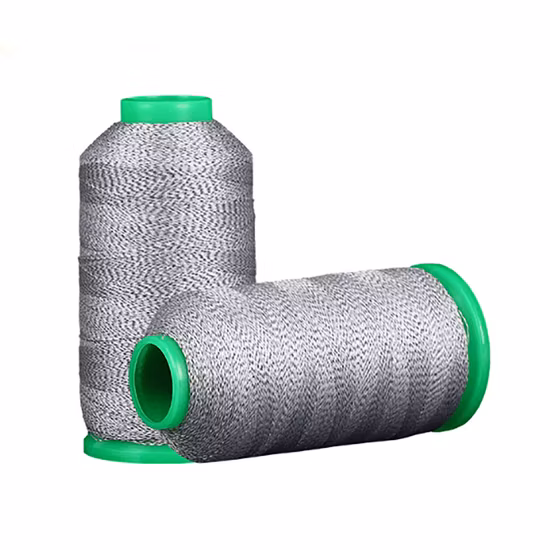 Fio de tecido refletor retrô de alto brilho para tricô, tecelagem, bordado